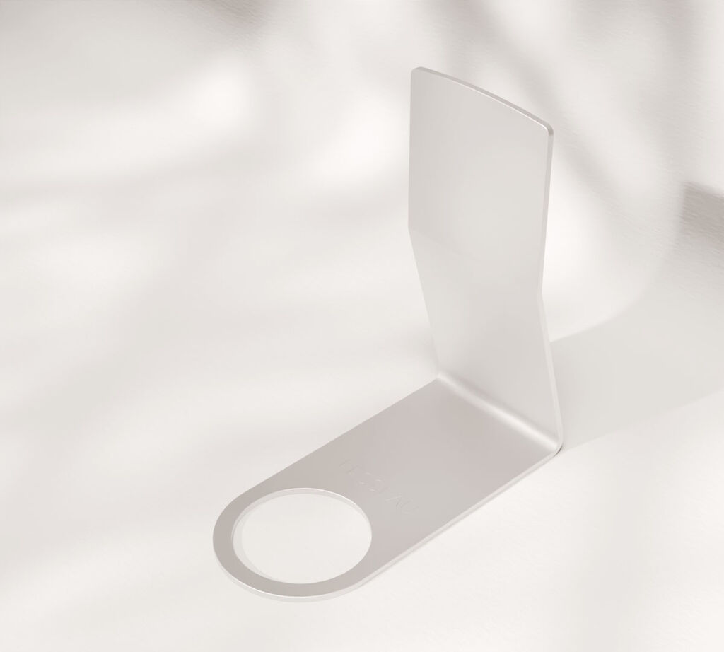 Lesseau Table Stand Silver 4kpl - Solid LESSEAU Pöytäjalusta hopea väri